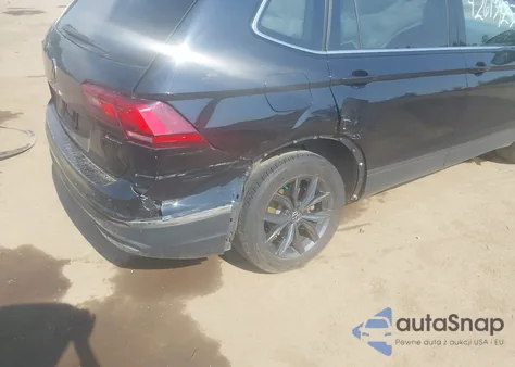 2022 Volkswagen Tiguan 2.0T Se z USA, uszkodzony, nr VIN 3VV2B7AX0NM142975